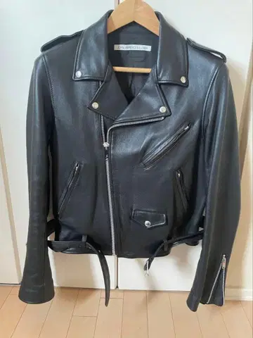 블랙 더블 라이더 자켓 M 사이즈