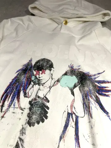 UVERworld BECOME TREE PHOENIX 후드 부착 후드티