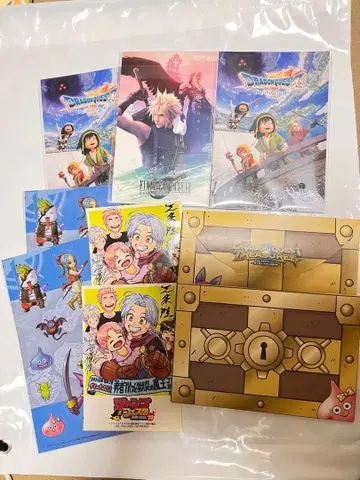 드래곤 퀘스트 파이널 판타지 크리스마스 엽서 세트