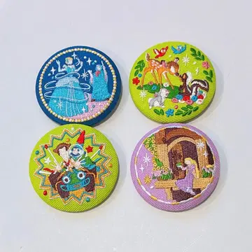 디즈니 자수 캔뱃지