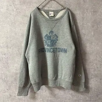 챔피언 러닝 택 복각 맨투맨 트레이닝복 L 사이즈 그레이