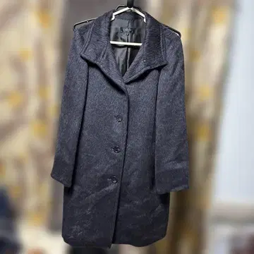 LORITTI 알파카 울 롱 코트 L