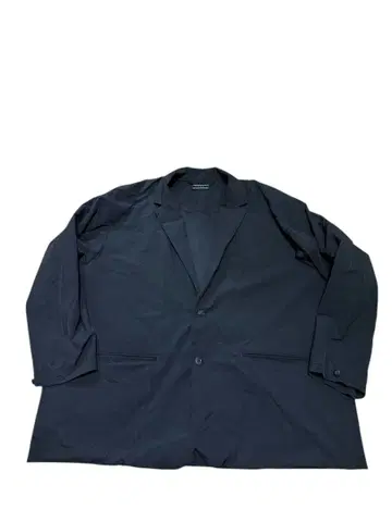 THOUSAND MILE 배기 핏 나일론 테일러드 자켓 블랙