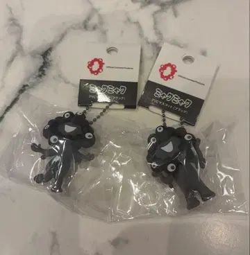 미야쿠미야쿠 블랙 블랙 pvc 마스코트 키링 3종 컴플리트