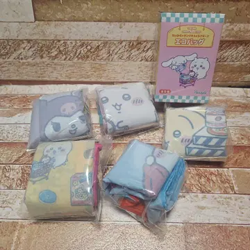 치이카와 x 산리오 캐릭터즈 에코백 전 5종 가챠 컴프 세트