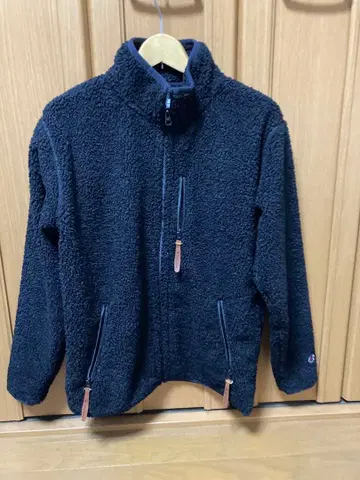 Champion 플리스 자켓 블랙