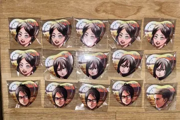 진격의 거인 하트형 캔뱃지 아르민 anique 15점