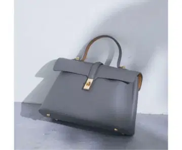 VIS 트위스트 금장 장식 원 핸들 백 [2WAY] 그레이