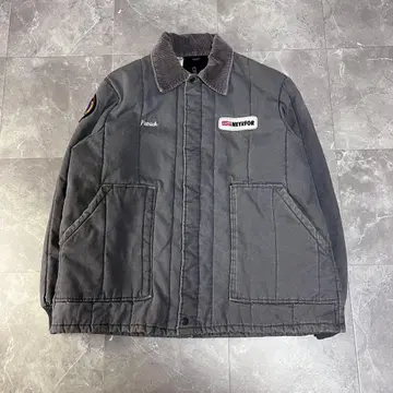 Walls 워크 자켓 충전솜 퀼팅 자수 패치 그레이 2XL