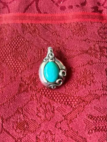 SAAD 사드 터콰이즈 실버 목걸이