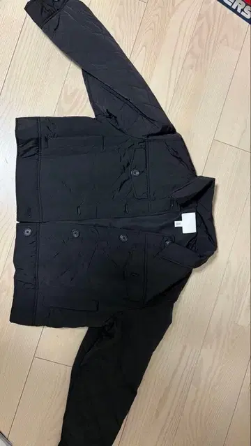 블랙 퀼팅 자켓 M 사이즈