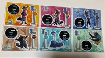 주토피아 아크릴 스탠드 컴프 세트