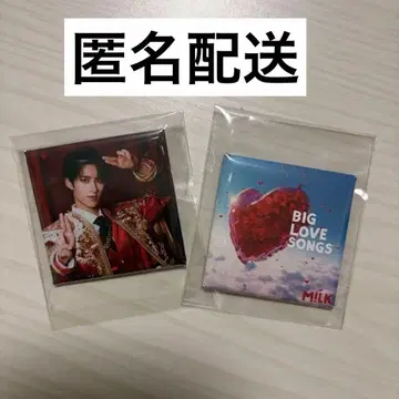 M!LK 소노 슌타 스퀘어 캔뱃지 캡슐 토이