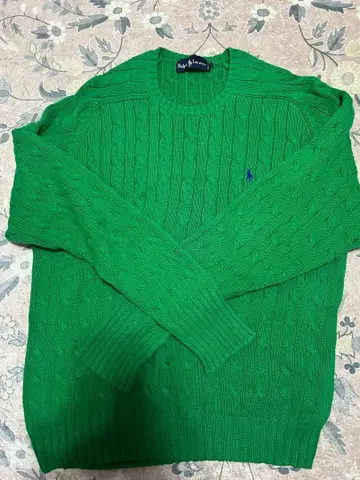폴로 랄프로렌 그린 니트 스웨터