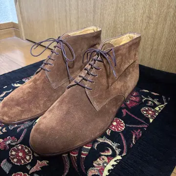 Bally 41 1/2 다크 브라운 스웨이드 처카 부츠 미사용