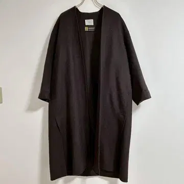 [ IENA ] 다크 브라운 롱 가디건 볼레로 앙상블 S