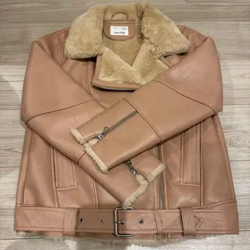 Zara Kids 164cm 핑크 가죽 코트