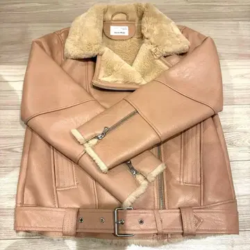 Zara Kids 164cm 핑크 가죽 코트