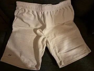 United arrows x Lacoste 메쉬 숏팬츠 화이트