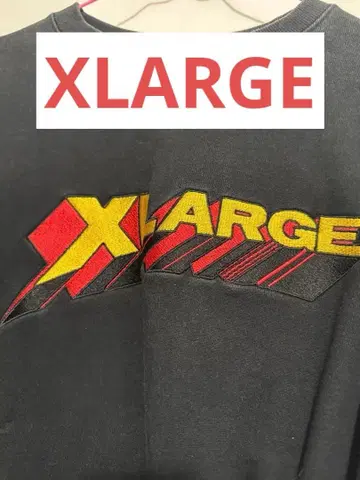 XLARGE 자수 로고 크루넥 트레이닝복