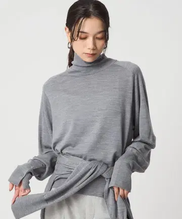 그린 라벨 릴랙싱 [ 새상품 ] 에브리 터틀 니트 그레이 FREE 사이즈