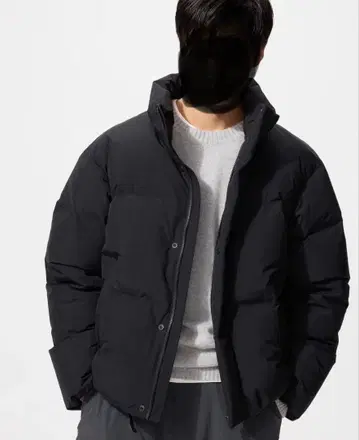 심리스 다운 자켓