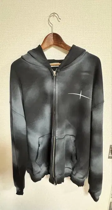 아나키 지퍼 후드티 한국 스트릿