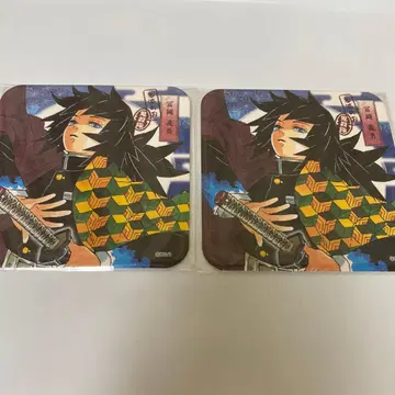 귀멸의 칼날 아트 코스터 토미오카 기유