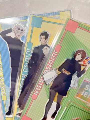 쥬쥬 탐방 오사카 아크릴 스탠드 츠텐카쿠 사시스 세트