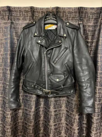 80s SCHOTT 618 더블 라이더스 38 바이크 택