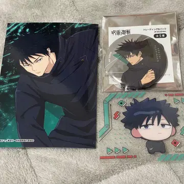 주술회전 후시구로 메구미 클리어 카드 점페스 메디코스 TOHO 캔뱃지