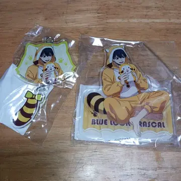 이치세 요이치 라스칼 아크릴 피규어 스탠드 아크릴 키링 블루 록