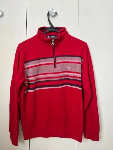 Chaps 빨간색 스트라이프 트레이닝복 L 사이즈