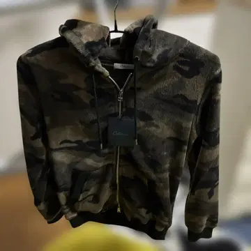 카모 패턴 후드티 M