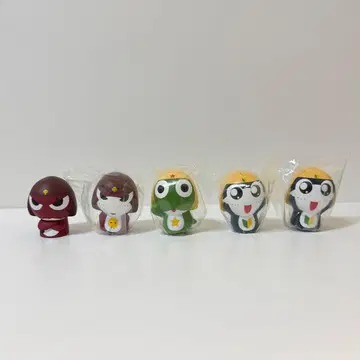 [ 익명 배송 ] 레어! 개구리 중사 케로로 손가락 인형 세트