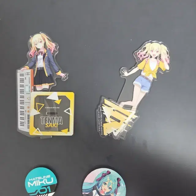 프로세카 텐마 사키 아크릴 스탠드 / 미쿠 캔뱃지 일괄