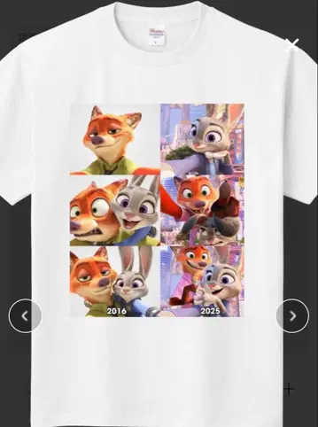 주토피아 T셔츠