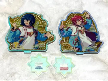 앙스타 7주년 네온 패널 스태츄 2점 일괄 아오바 츠무기 사카사키 나츠메