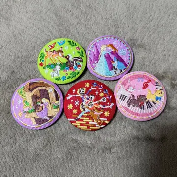 디즈니 자수 캔뱃지 밤비 안나 엘사 라푼젤 리멤버 미