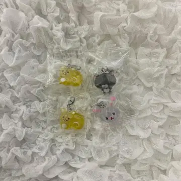 토끼 모피 메지루시 액세서리