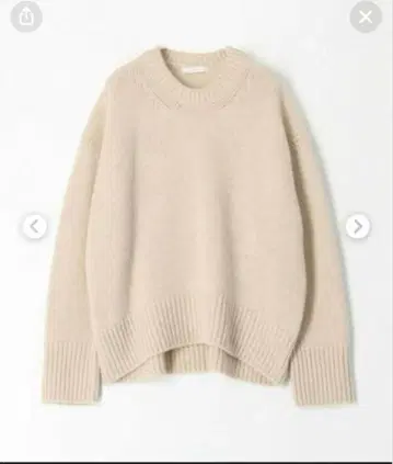 GALERIE VIE 갤러리 비 파일 울 크루넥 니트