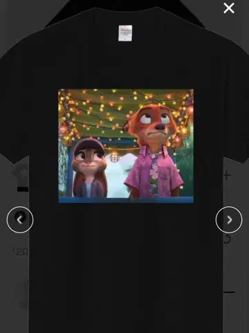 주토피아 T셔츠