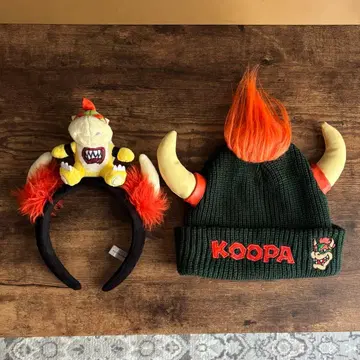 쿠파 머리띠 니트 모자 세트 USJ