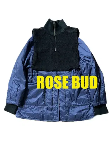 [ 새상품급 ] ROSE BUD 보아 3way 블루종
