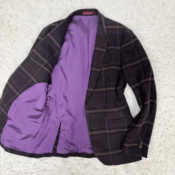 폴 스미스 코튼 터널 부분 실크 테일러드 자켓 XL