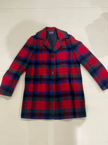 40's Pendleton 체크 코트 펜들턴