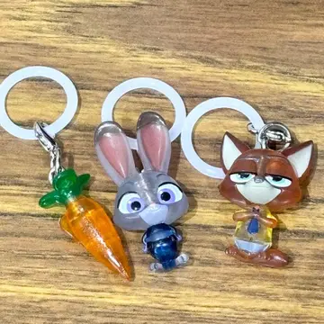 [ 인기 새상품 ] 주토피아 메지루시 액세서리 닉 주디 당근 모양 펜