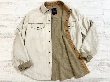 빈티지 타미힐피거 자켓 크림색