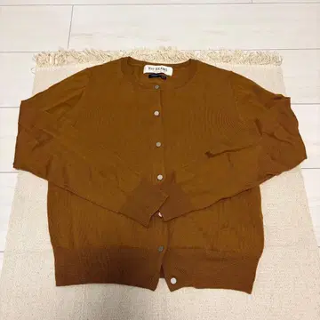 Ray BEAMS 브라운 긴팔 가디건