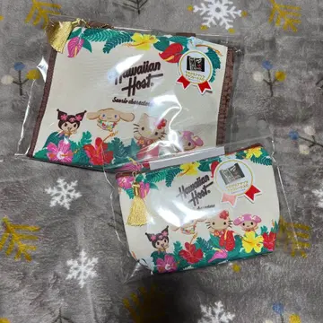 하와이안 호스트 산리오 백 파우치